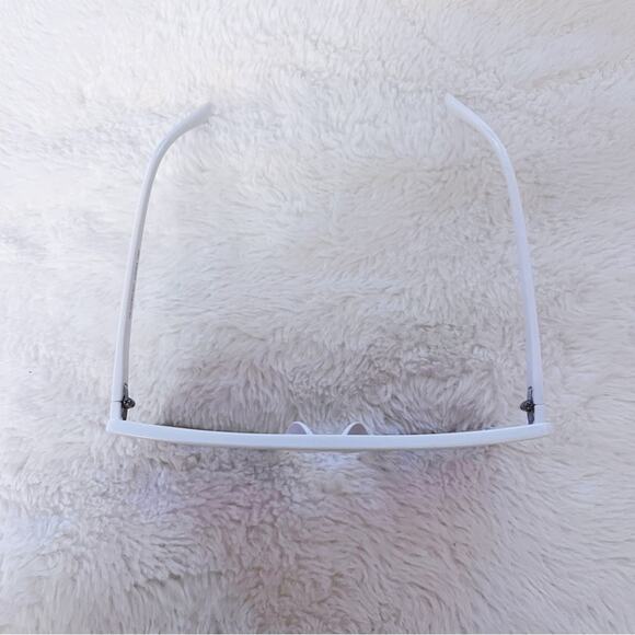 Ivonne White & Pink Oversized Square Sunglasses - Picture 3 of 8